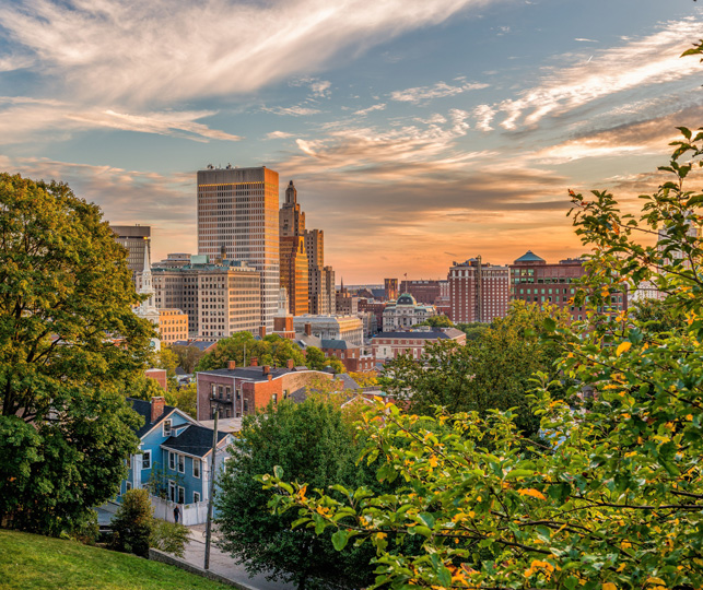 Skyline of Providence, Rhode Island